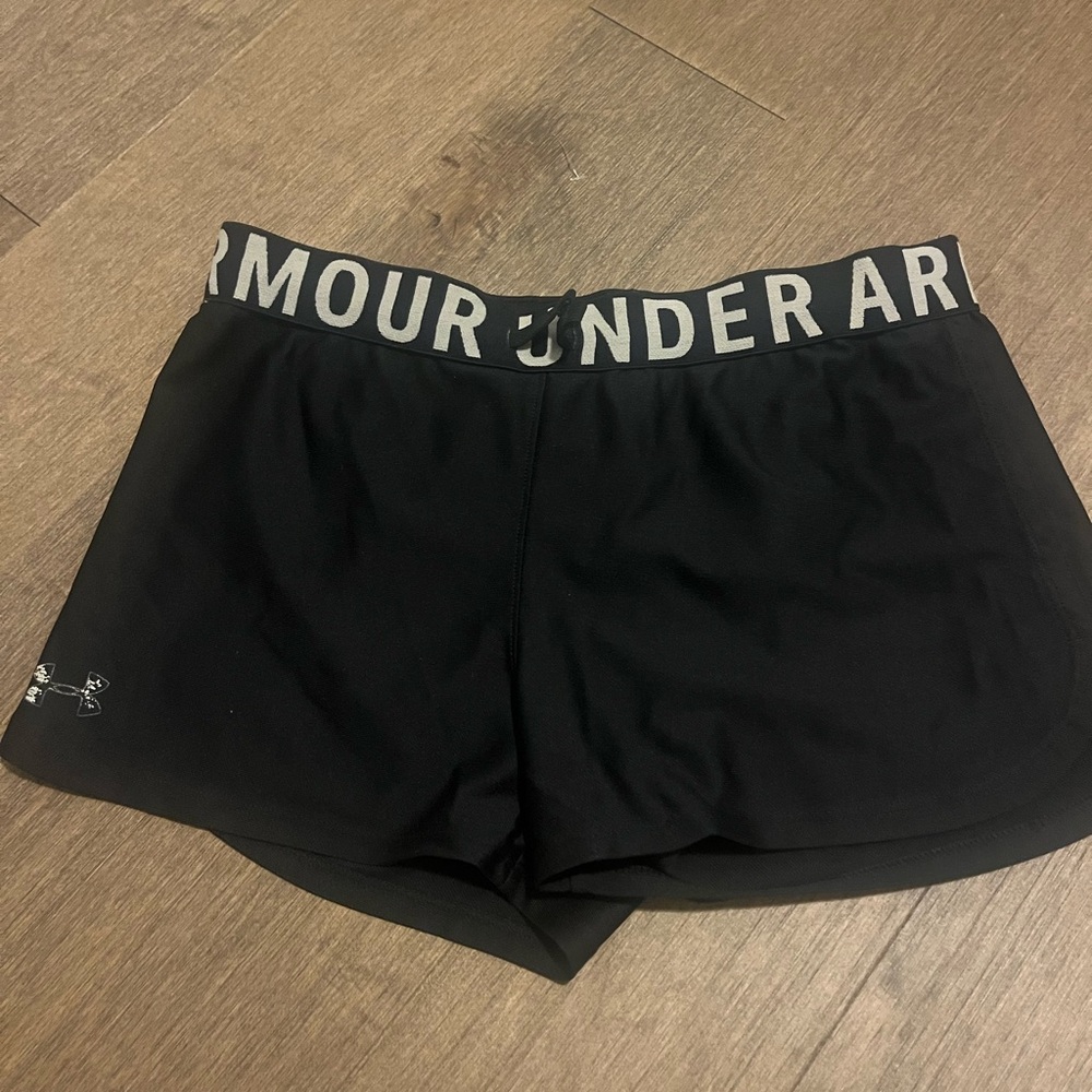 Under Armour girls Black Athletic Shorts